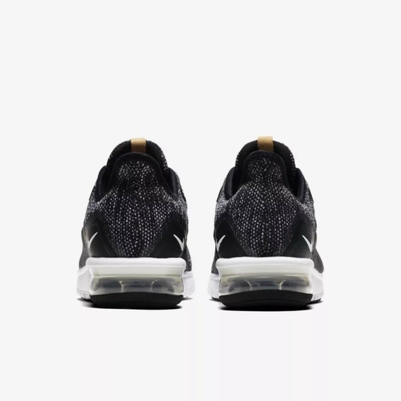 Nike Air Max Sequent 3 Low Womens Running Shoes Black/Gray 908993-011 NEW Sz 6.5 - Picture 7 of 9